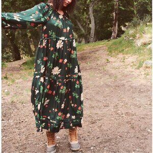 NWT THE GREAT. Floral Midi The Tearoom Dress